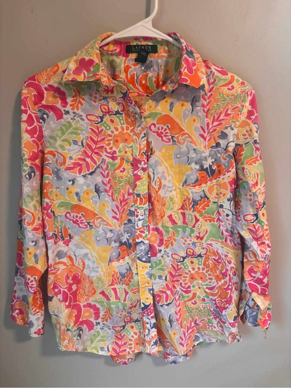 Lauren Ralph Lauren Multicolor Floral Button-Up Shirt